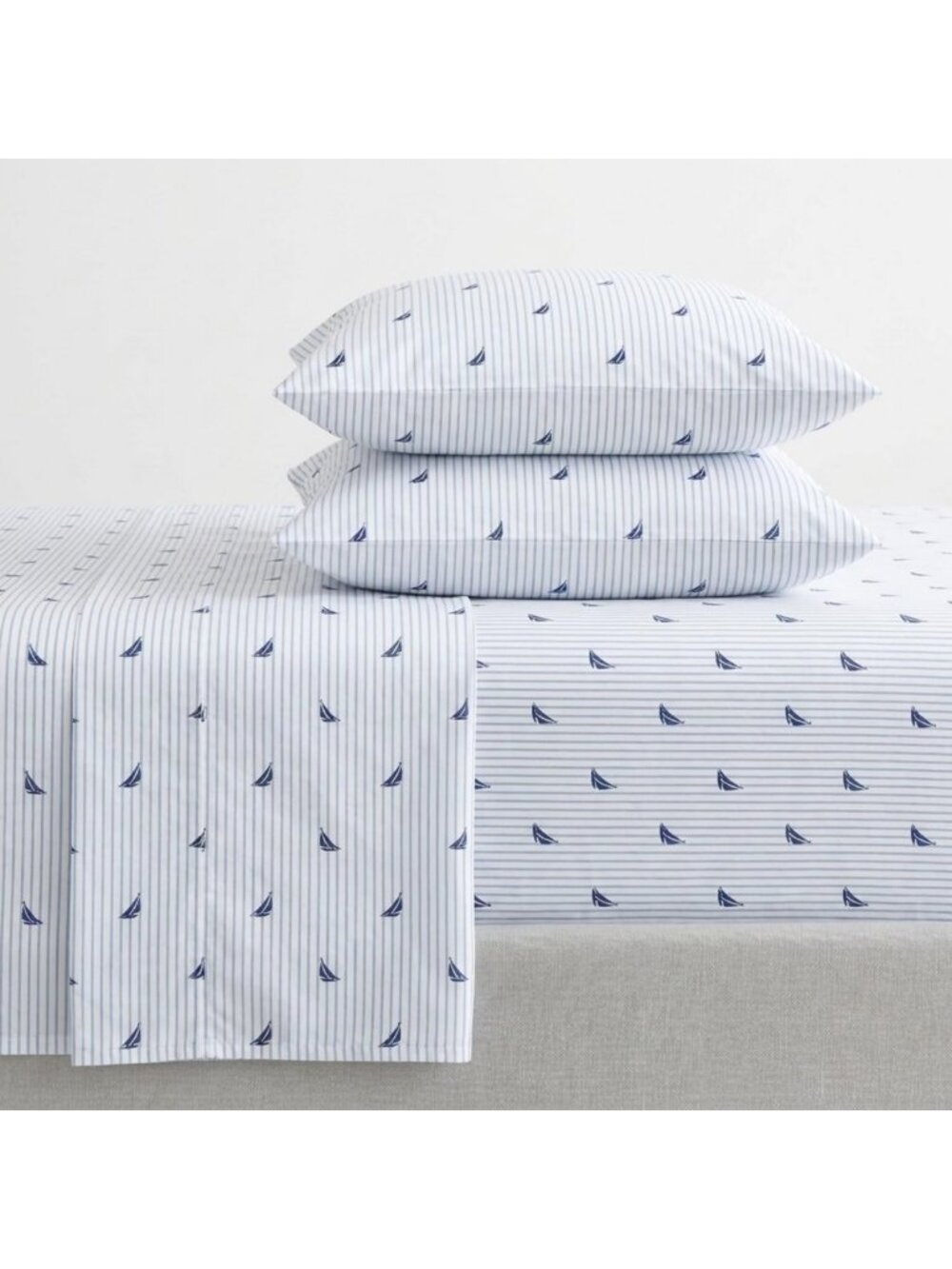 Cozy Twin Cotton Percale Sheet Set with Matching Pillowcase - Soft & Breathable